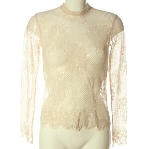 H&M Sheer Floral Lace Top